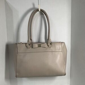 KATE SPADE  BOW Satchel Medium Size Cream Color